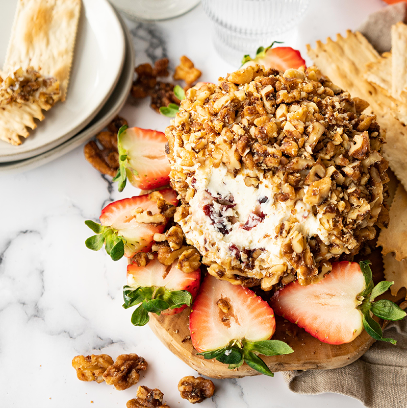 Walnut Crunch Encrusted Goat Cheese – Rich Nuts