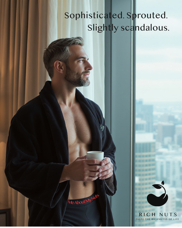 "Ask Me About My Nuts"- Bamboo Men's Boxer Briefs