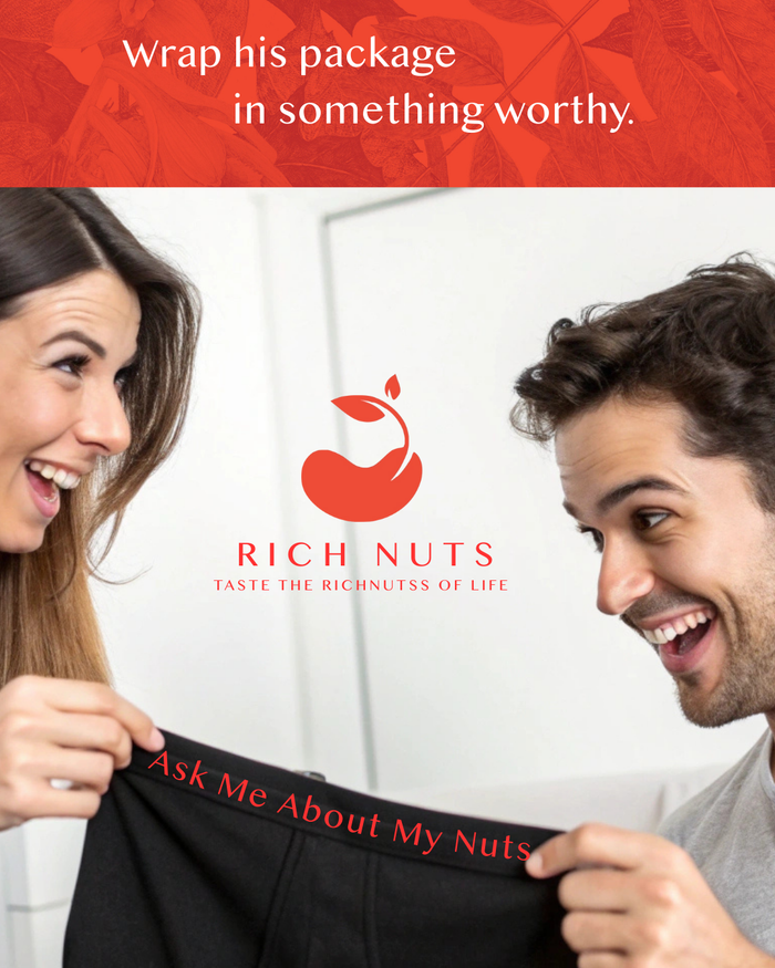 "Ask Me About My Nuts"- Bamboo Men's Boxer Briefs