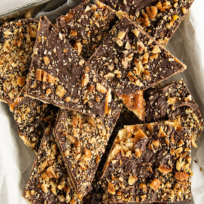 Decadent Sprouted Maple Pecan Toffee Bark