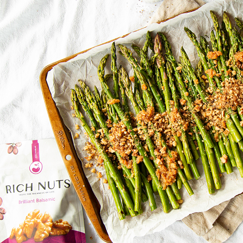 Grilled Miso Butter Asparagus
