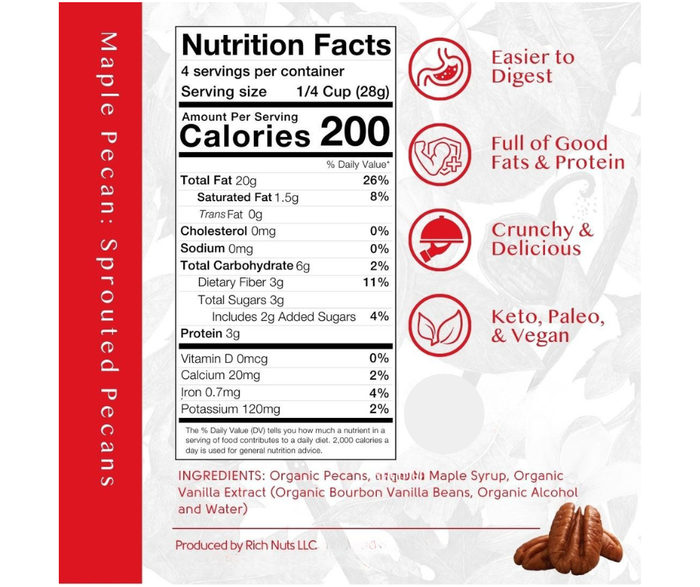 Maple Pecan (Made with Organic ingredients)