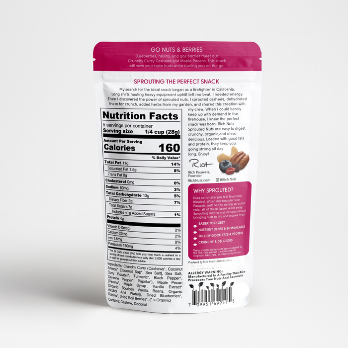 Go Nuts & Berries  (Made with Organic ingredients)