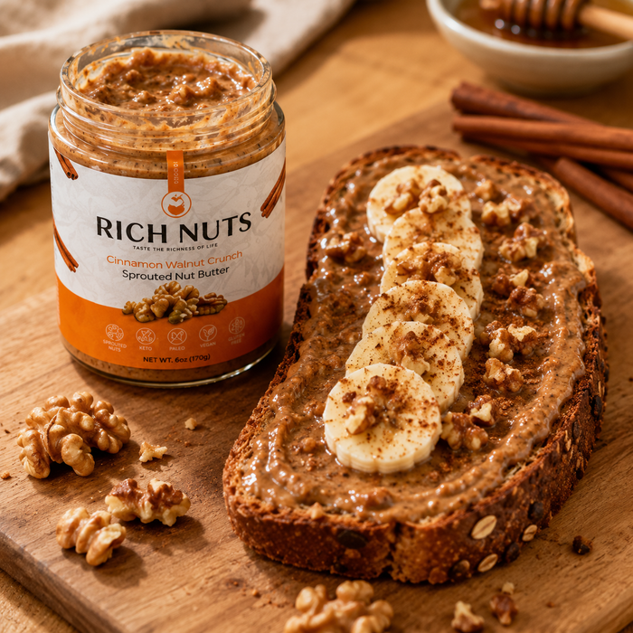 Sprouted Stone-Ground Nut Butter Duo
