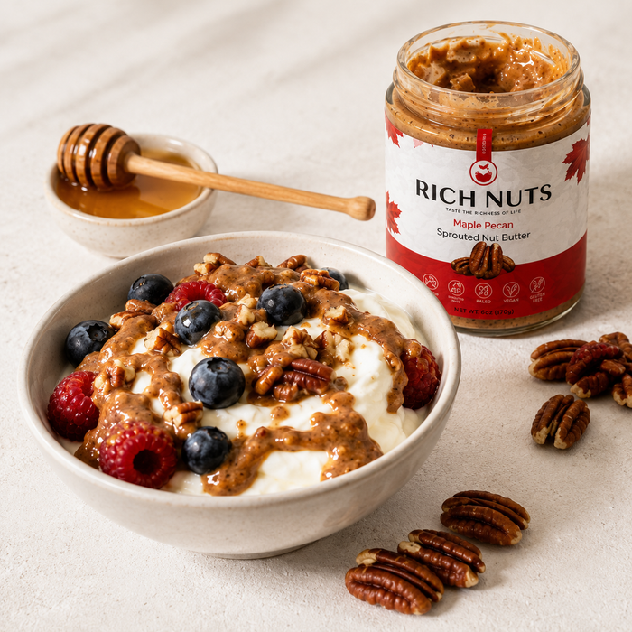Maple Pecan Sprouted Stone-Ground Nut Butter