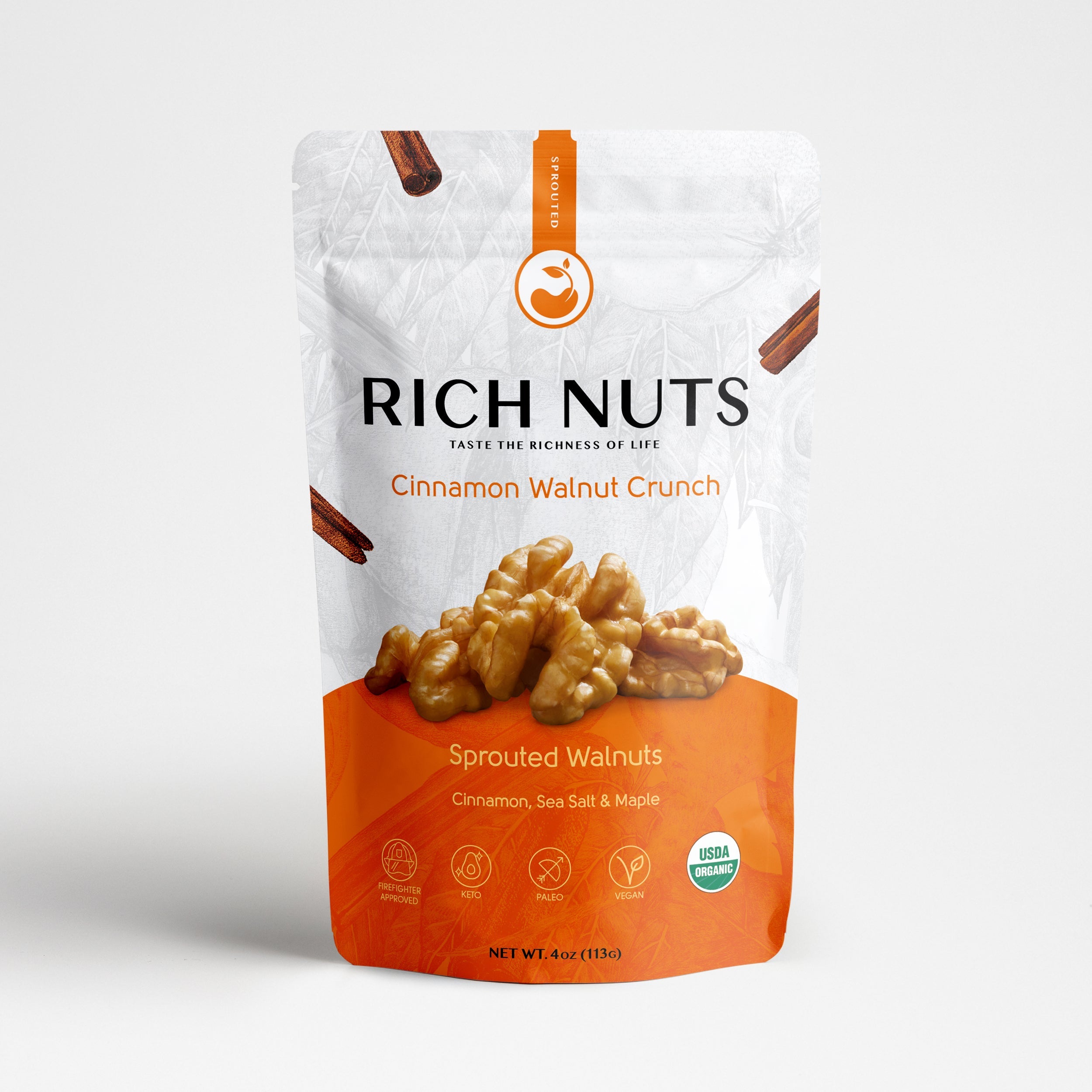 Cinnamon Walnut Crunch (Made with Organic ingredients)
